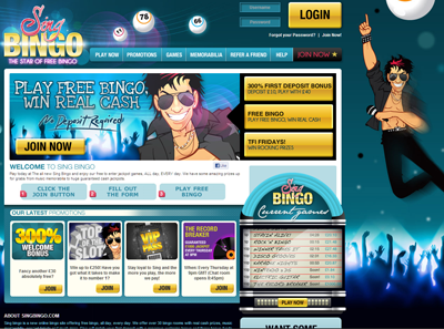 Sing Bingo Screenshot