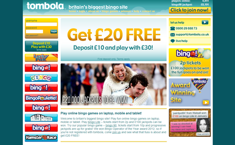 Tombola Bingo Screenshot