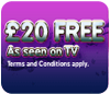 £20 Free at Paddy POwer Bingo